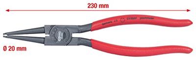 KS Tools 1192063 Precisie-borgveertang