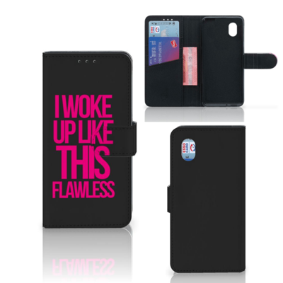 Alcatel 1B (2020) Hoesje met naam Woke Up - Origineel Cadeau Zelf Maken Alcatel 1B (2020) Hoesje met naam Woke Up - Origineel Cadeau Zelf Maken