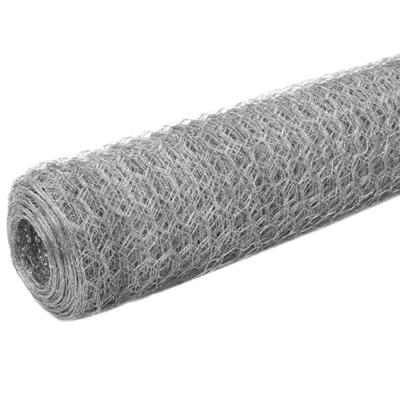 Kippengaas 25x1,2 m gegalvaniseerd staal zilverkleurig