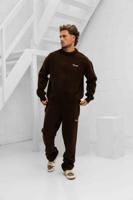 Equalité Fluffy Knit Trainingspak Heren Bruin - Maat M - Kleur: Gebroken WitBruin | Soccerfanshop - thumbnail