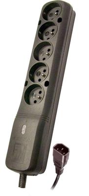 LESTAR LZ- 530 BW G-A K.:CZ 1,5M IEC320 power uitbreiding 5 AC-uitgang(en) Binnen Zwart