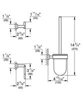 GROHE Essentials Cube accessoireset 3 in 1 chroom 40757001 - thumbnail