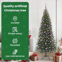 Kunstkerstboom met 300 LED met standaard Groen 180 cm PE en PVC - thumbnail