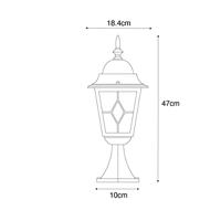 QAZQA Vintage buiten lantaarn antiek goud 45 cm - Antigua - thumbnail