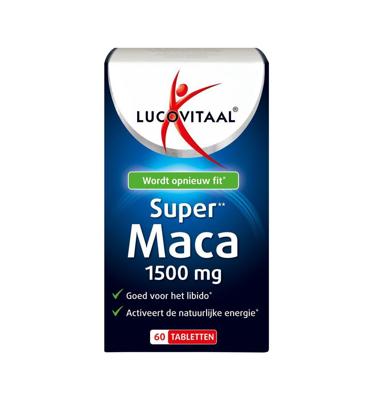 Lucovitaal Super Maca 1500mg 60Capsules