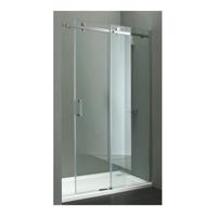 Nisdeur Sanilux Fleur met schuifdeur 8mm EasyClean (verschillende maten) - thumbnail