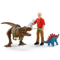 Schleich dinosaurs tyrannosaurus rex aanval 41465 - thumbnail