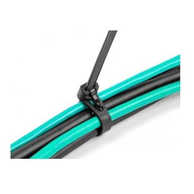 Delock 18757 Kabelbinder Zwart Herbruikbaar 100 stuk(s)