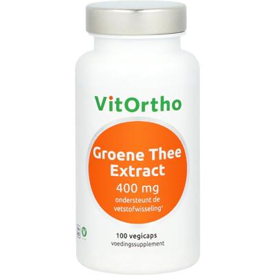 VitOrtho Groene Thee Extract 400mg Capsules VitOrtho Groene Thee Extract 400mg Capsules