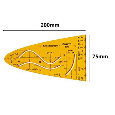 Aristo ar-5012 eenheidsparaboolsjabloon y