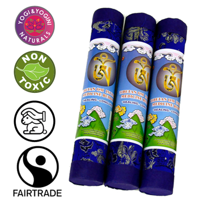 Wierook Tibetaans OM Medicijnboeddha - 35 (3 stuks) - M