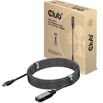 CLUB3D CAC-1404 USB-kabel 5 m USB 3.2 Gen 1 (3.1 Gen 1) USB A Zwart CLUB3D CAC-1404 USB-kabel 5 m USB 3.2 Gen 1 (3.1 Gen 1) USB A Zwart