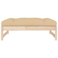 Tuinvoetenbank 120x80 cm massief grenenhout - thumbnail