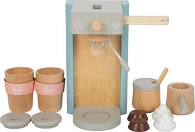 Houten koffiemachine set ''Tasty''