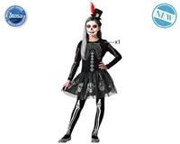 Kostuums voor Kinderen Skelet Maat 7-9 Jaar - thumbnail