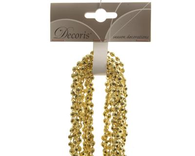 Kralenketting plastic diamant 270cm licht goud KSD - Ksd