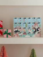 Adventskalender met FSC® houten speelgoed ecru - thumbnail