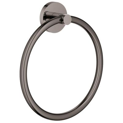 GROHE Essentials Handdoekring - 18cm - rond - hard graphite 40365a01