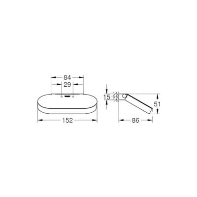 GROHE Selection closetrolhouder met deksel brushed warm sunset 41069dl0