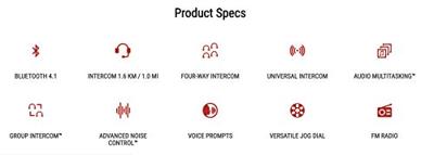 Sena 10S Bluetooth Headset Single Pack