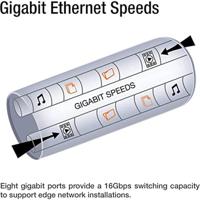TRENDnet TPE-TG50G 5-poorts Gigabit PoE+ Switch, 31 watt PoE totaal vermogen, 10 Gbit/s schakelcapaciteit, plug & play, full & half duplex - thumbnail