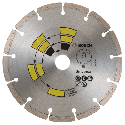 Bosch Accessories 2609256401 Diamanten doorslijpschijf Diameter 125 mm 1 stuk(s) Bosch Accessories 2609256401 Diamanten doorslijpschijf Diameter 125 mm 1 stuk(s)