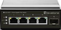 LevelOne IGU-0501 netwerk-switch Gigabit Ethernet (10/100/1000) Power over Ethernet (PoE) Zwart - thumbnail