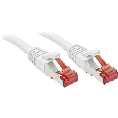 LINDY 47801 RJ45 Netwerkkabel, patchkabel CAT 6 S/FTP 30.00 m Wit Snagless 1 stuk(s)