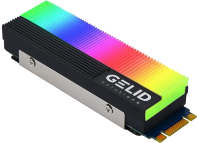 Gelid Solutions Glint ARGB M.2 SSD Cooler