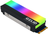 Gelid Solutions Glint ARGB M.2 SSD Cooler - thumbnail