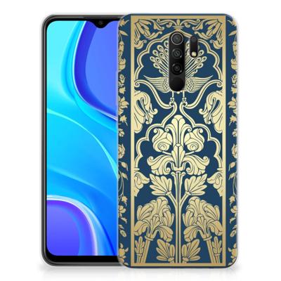 Xiaomi Redmi 9 | TPU Case | Beige Flowers