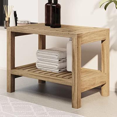VidaXL Badkamertafel 60x30x45 cm massief teakhout