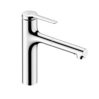 Hansgrohe Zesis M33 ééngreeps keukenmengkraan 160 uittrekbare vuistdouche 2jet sBox lite, chroom - thumbnail