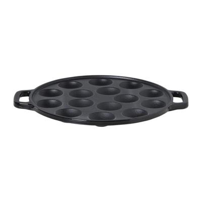 Cast Iron Poffertjespan - Gietijzer - ø 24 cm - 15 poffertjes
