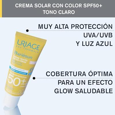 Uriage Bariésun Getinte Zonnecrème Licht SPF50+ 50ml