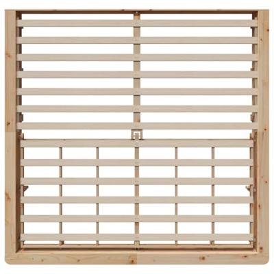 Bedframe met opslag Massief grenenhout 210 x 118 x 30 cm