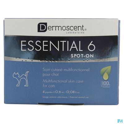 Dermoscent Essential 6 Spot-on Kat Pipet 4x0,6ml
