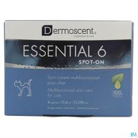 Dermoscent Essential 6 Spot-on Kat Pipet 4x0,6ml - thumbnail