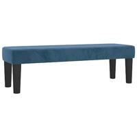 Boxspring met matras fluweel donkerblauw 140x190 cm - thumbnail