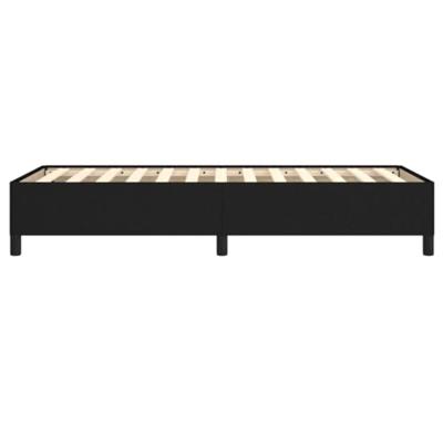 Bedframe zonder matras 100x200 cm stof zwart