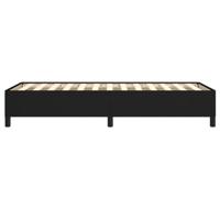 Bedframe zonder matras 100x200 cm stof zwart - thumbnail