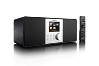 Lenco DIR-200 Digitale internetradio, wifi, met DAB/DAB+ en FM-tuner, radiowekker (7 cm TFT-kleurendisplay, 2 wektijden, AUX-ingang, line-uitgang, afstandsbediening), zwart - thumbnail