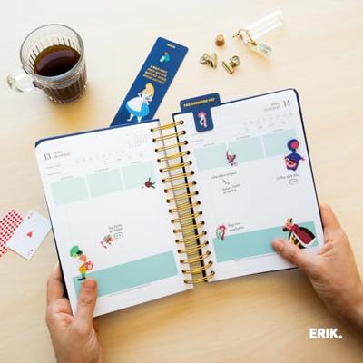 A5 Alice in Wonderland School Dag Agenda 2025-2026 ( aug - juli )