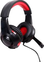 Gembird GHS-U-5.1-01 hoofdtelefoon/headset Bedraad Hoofdband Gamen Zwart, Rood - thumbnail
