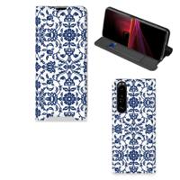 Sony Xperia 1 III Smart Cover Flower Blue - thumbnail