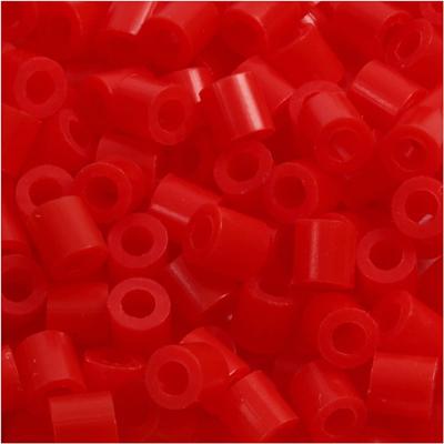 NABBI Foto kralen, afm 5x5 mm, gatgrootte 2,5 mm, medium, rood (19), 6000 stuk/ 1 doos