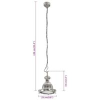 Hanglamp 25x25x136 cm aluminium - thumbnail