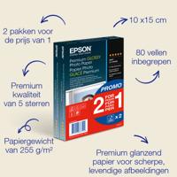 Epson Premium Glossy Photo Paper C13S042167 Fotopapier 10 x 15 cm 255 g/m² 80 vellen Hoogglans - thumbnail