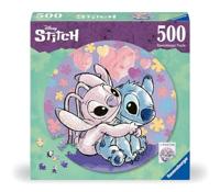 Ravensburger legpuzzel rond stitch, 500st. - thumbnail