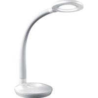 LED Bureaulamp 3W Dimbaar Warm Wit 3000K - Mat Wit Kunststof - thumbnail